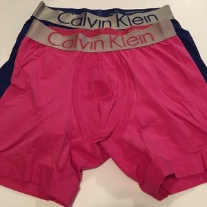 2 pack Calvin Klein steel micro boxer briefs NWOT